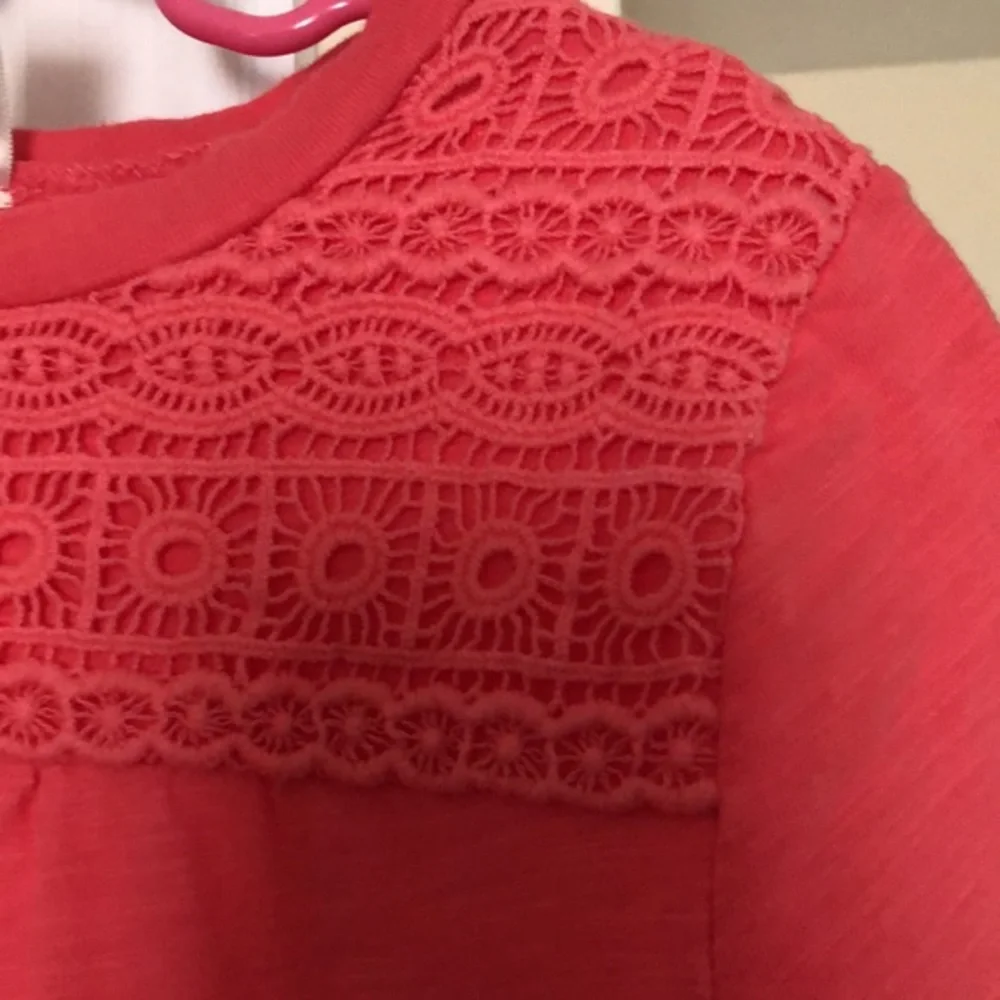 Oshkosh girls size 8 dress with crochet like‎ detailing